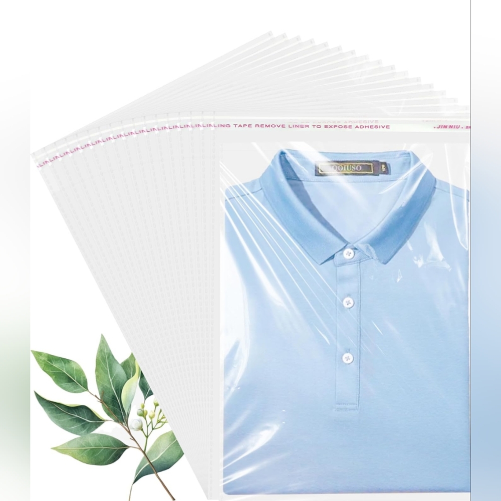 (30) Clear Poly Bags 10x14